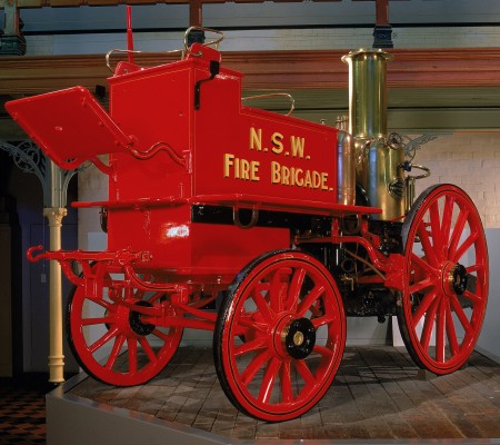 Steam fire engine pumper made by Merryweather and Sons, Greenwich, England, 1895